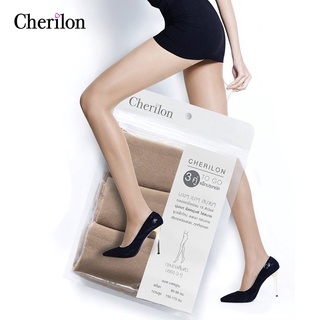 สินค้า Cherilon To Go (1 แพ็ค = 3 คู่) เชอรีล่อน ทูโก ถุงน่องเต็มตัว เนื้อเนียน บาง เบา นุ่ม ใส่สบาย NSA-NEW3PH