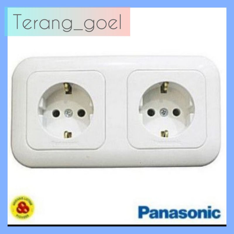 Panasonic Double Socket Non CP Built-in / Double Socket WEJP 113227-7 ...