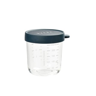 BEABA กระปุกแก้วเก็บอาหาร ฝาปิดสูญญากาศ  250 ml Conservative Glass Jar - DARK BLUE