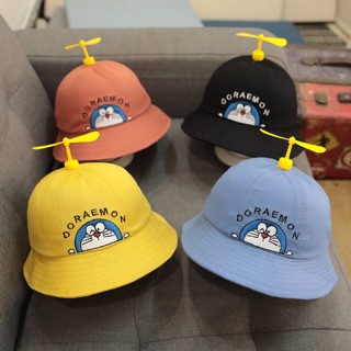 ภาพขนาดย่อของสินค้าหมวกบัดเก็ดเด็ก หมวกลาย Doraemon หมวกเด็ก