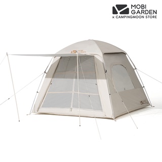 เต็นท์ Mobi Garden รุ่น Happy Tour 165 สีครีม ผ้า Polyester PU2000mm เหมาะสำหรับครอบครัว