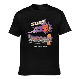 [2023]ผ้าฝ้ายคอกลมเสื้อยืด ผ้าฝ้าย พิมพ์ลาย Phoenix Suns The Final Shot Devin สําหรับผู้ชายfrom S-4XL