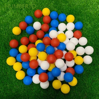 สินค้า Humberto ลูกกอล์ฟพลาสติกไม่มี 5 สี 50 ชิ้นสําหรับฝึกตีกอล์ฟ