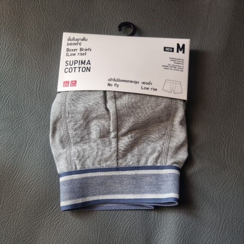 uniqlo-boxer-มือ1-supima-cotton-size-m-เอว-31-33