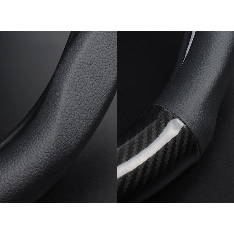 carbon-fiber-leather-ปลอกพวงมาลัย-ปลอกหุ้มพวงมาลัย-หนังคาร์บอนไฟเบอร์-steering-wheel-cover-honda-city-jazz-civic-hrv-crv