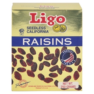 🇺🇸Ligo Raisins ลิโก้ ลูกเกดอบแห้ง  250 กรัม