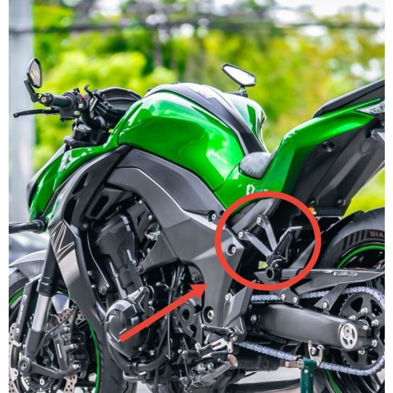 ของแท้มือหนึ่งพักเท้าหลังคนซ้อน-kawasaki-z1000-ปี18-พักเท้าหลัง-z1000-พักเท้าคนซ้อนซ้ายขวา-z1000-พักเท้าหลัง-z1000-แท้