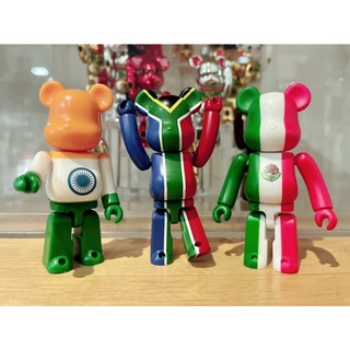 (ของแท้ไม่มีกล่อง) Be@rbrick Flag: Series 18 India, Series 20 South Africa, Series 21 Mexico (Bearbrick)