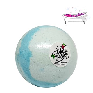 สินค้า Mali House  Bath Bombs Ball บาธบอม สบู่ทำฟองในอ่าง กลิ่นน้ำทะเล Ocean,สีฟ้า 150g