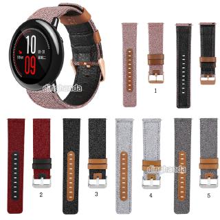 สายหนังแท้ทำจากผ้าแคนวาส Huami Amazfit Pace