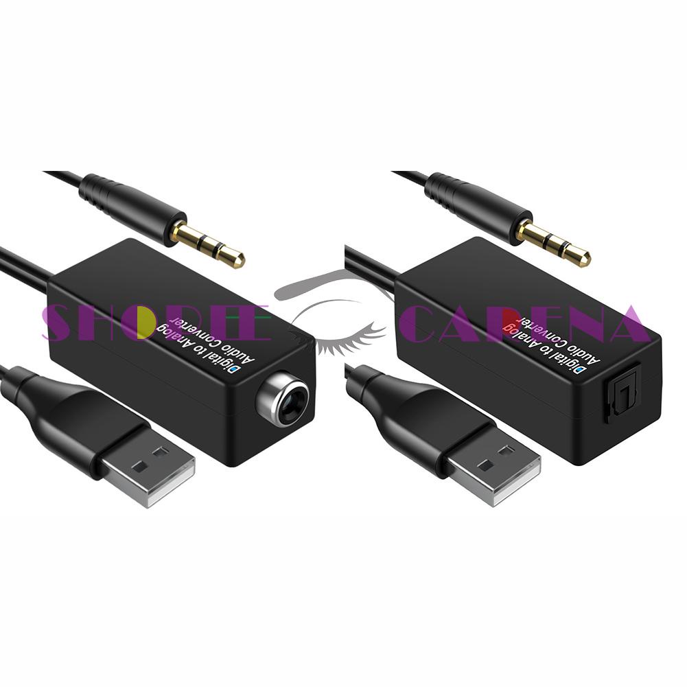 ภาพหน้าปกสินค้า(Lotsgoods)   D15 DAC Digital to Optical Fiber/Coaxial Analog Audio Converter USB Adapter จากร้าน lotsgoods.th บน Shopee