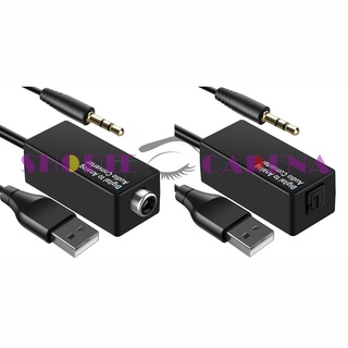 ภาพขนาดย่อของภาพหน้าปกสินค้า(Lotsgoods)   D15 DAC Digital to Optical Fiber/Coaxial Analog Audio Converter USB Adapter จากร้าน lotsgoods.th บน Shopee