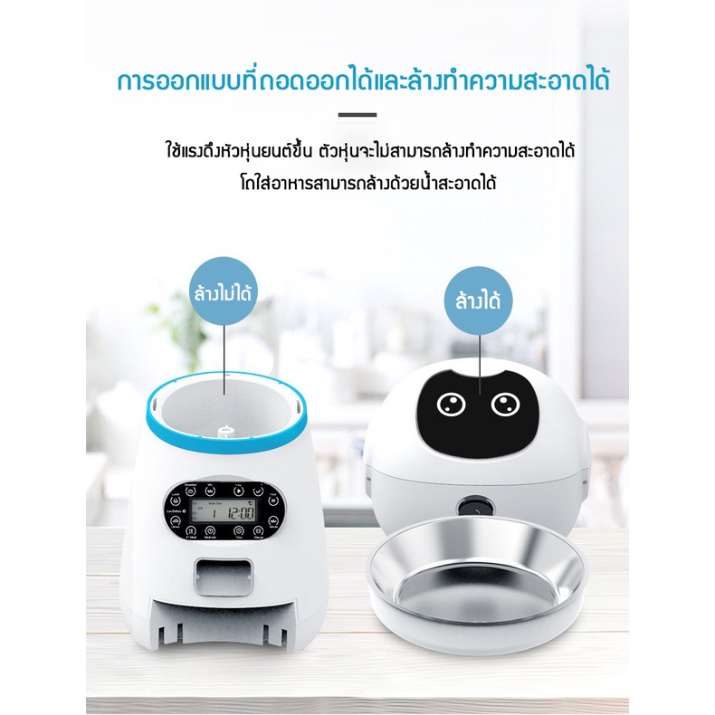 erk-หุ่นยนต์ป้อนอาหารอัตโนมัติอัจฉริยะ-ที่ให้อาหารแมวอัตโนมัติ-หุ่นยนต์เวลาให้อาหารเครื่องแมวสุน