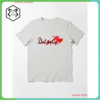 2022 Devil May Cry Essential T-Shirt เสื้อยืด ดพิมพ์ลาย ดผ้าเด้ง คอกลม cotton แฟชั่น discount Unisex