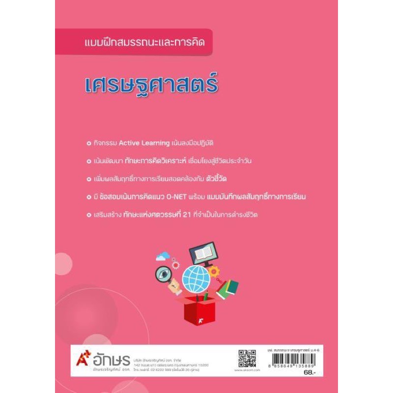 แบบฝึกสมรรถนะและการคิด-เศรษฐศาสตร์-ระดับชั้น-ม-4-6-ตรงหลักสูตรแกนกลาง