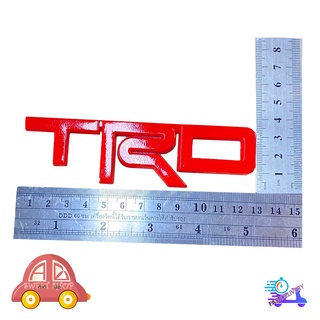 โลโก้ TRD แดง RED LOGO TRD Size: สูง 3.5 CM (วัดจากตัว R) มีบริการเก็บเงินปลายทาง