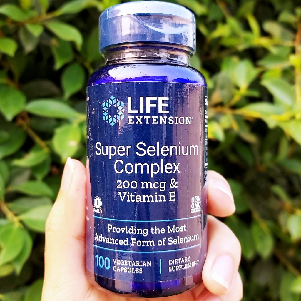 (Life Extension®) Super Selenium Complex 200mcg 100 Vegetarian Capsules ...