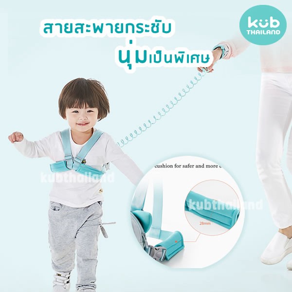 ภาพสินค้าʕ́ᴥ̀ʔ เป้จูงเด็ก Angel Premium เป้กันหลง เป้เด็ก สะพายกันหลง เป้จูงกันหลง พร้อมสายจูงยืดหด KUB จากร้าน babyrus บน Shopee ภาพที่ 2