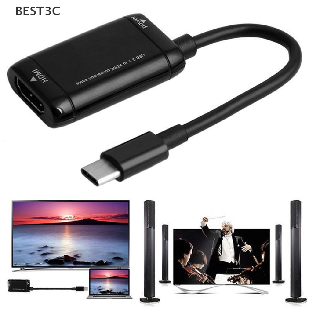 best3c-อะแดปเตอร์สายเคเบิล-usb-c-type-c-เป็น-hdmi-usb-3-1-สีดํา-สําหรับ-mhl-android-โทรศัพท์มือถือ-แท็บเล็ต