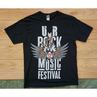 [S-5XL]เสื้อยืด พิมพ์ลาย UrRock Music Festival Rock and Metal L สไตล์คลาสสิก ไม่ซ้ําใคร สําหรับผู้ชาย 145264