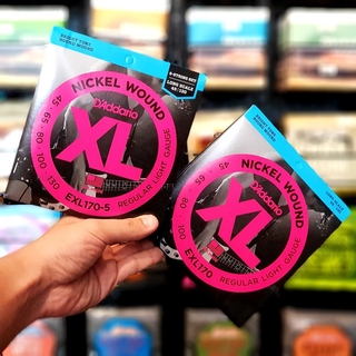 ภาพหน้าปกสินค้าD\'Addario สายเบส รุ่น EXL170 EXL170-5 แบบ 4 สาย และ 5 สาย ที่เกี่ยวข้อง