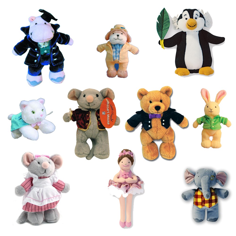 Music for Little Mozarts Plush Toy Mozart Mouse Beethoven Bear and Their Friends Shopee Thailand