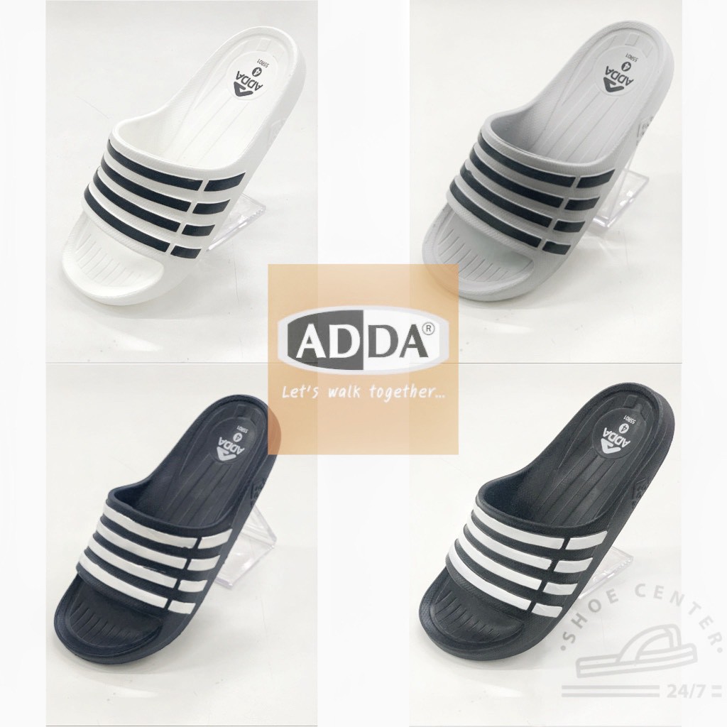 ภาพหน้าปกสินค้าSALE รองเท้า ADDA 55R01 รองเท้าแตะแบบสวม(ชาย/หญิง) 4ขีด จากร้าน 247shoecenter บน Shopee