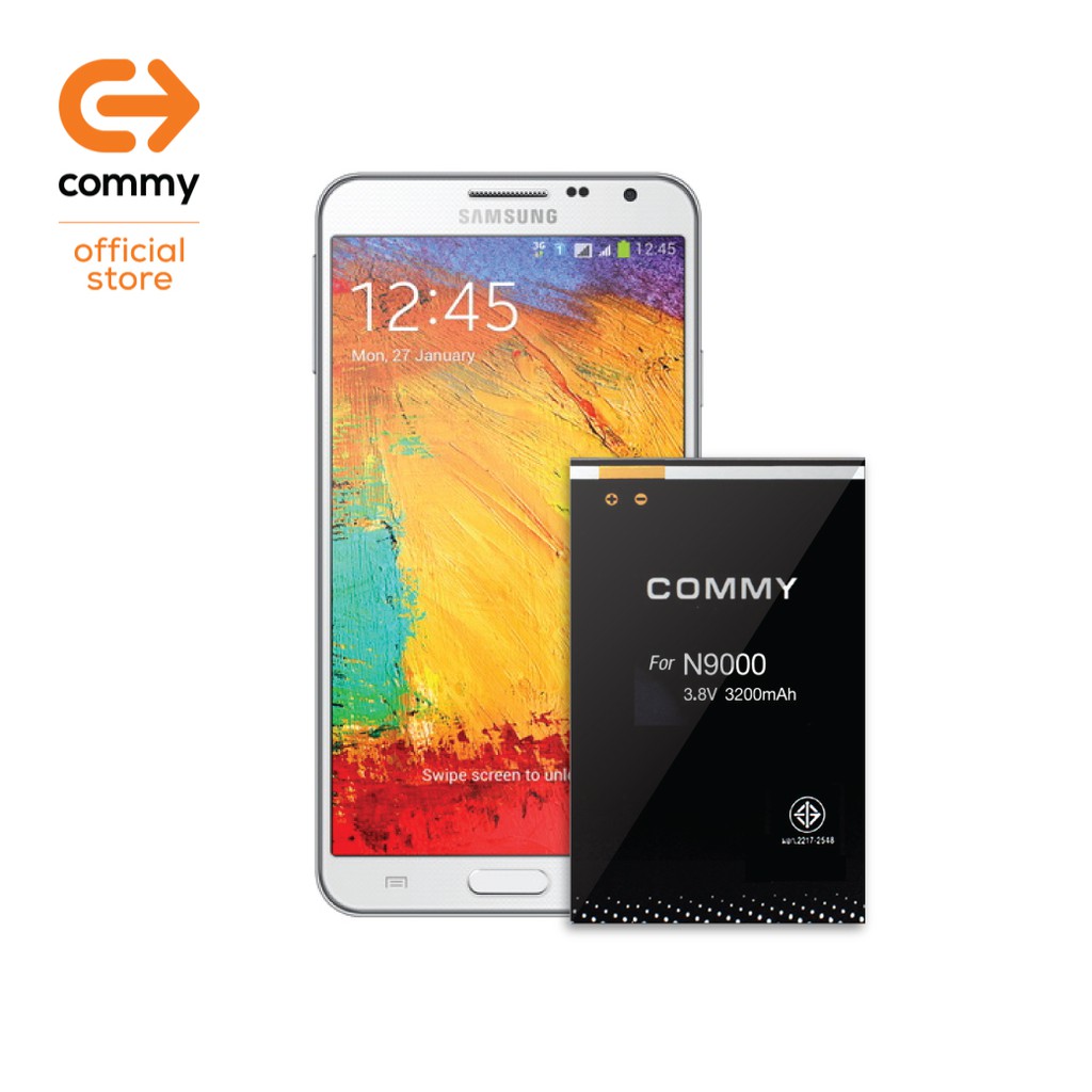 Commy แบตเตอรี่มือถือ Samsung Galaxy Note 3 (N9000) | Shopee Thailand