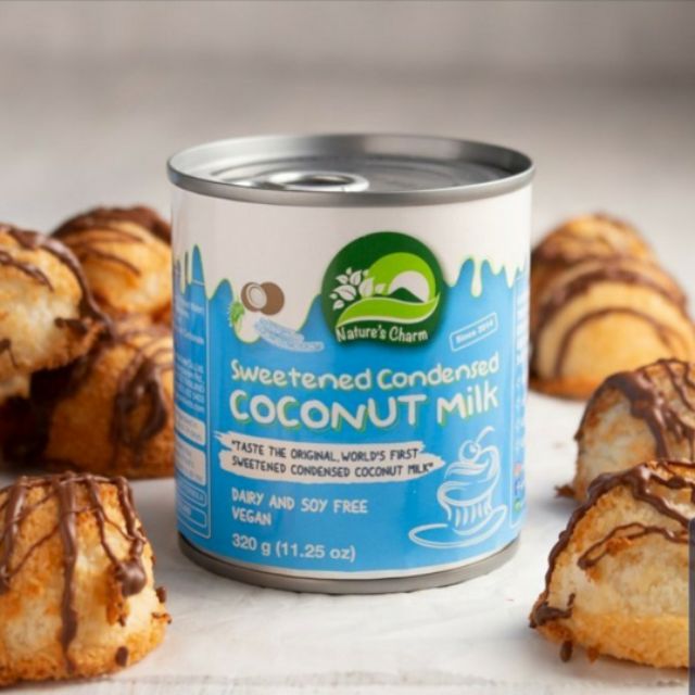 ภาพหน้าปกสินค้านมข้นหวาน (กะทิ) Sweetened Condensed Coconut Milk สำหรับผู้แพ้นมวัว ทำจากมะพร้าว