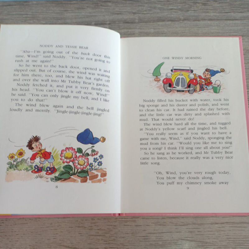 หนังสือนิทาน-noddy-by-enid-blyton-ปกแข็งเล็ก-มือสอง