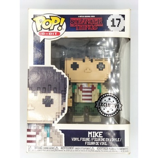 Funko Pop Stranger Things - Mike [8 Bit] #17 (กล่องมีตำหนินิดหน่อย + กล่องเก่า)