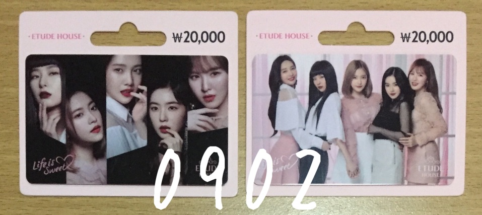 พร้อมส่ง-red-velvet-x-etude-house-บัตรเมมเบอร์-ไอรีน-เวนดี้-ซึลกิ-จอย-เยริ-รวม-บัตรสมาชิก