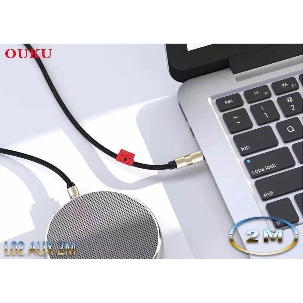สาย-aux-ouku-l02-aux-audio-cable-2000-mm