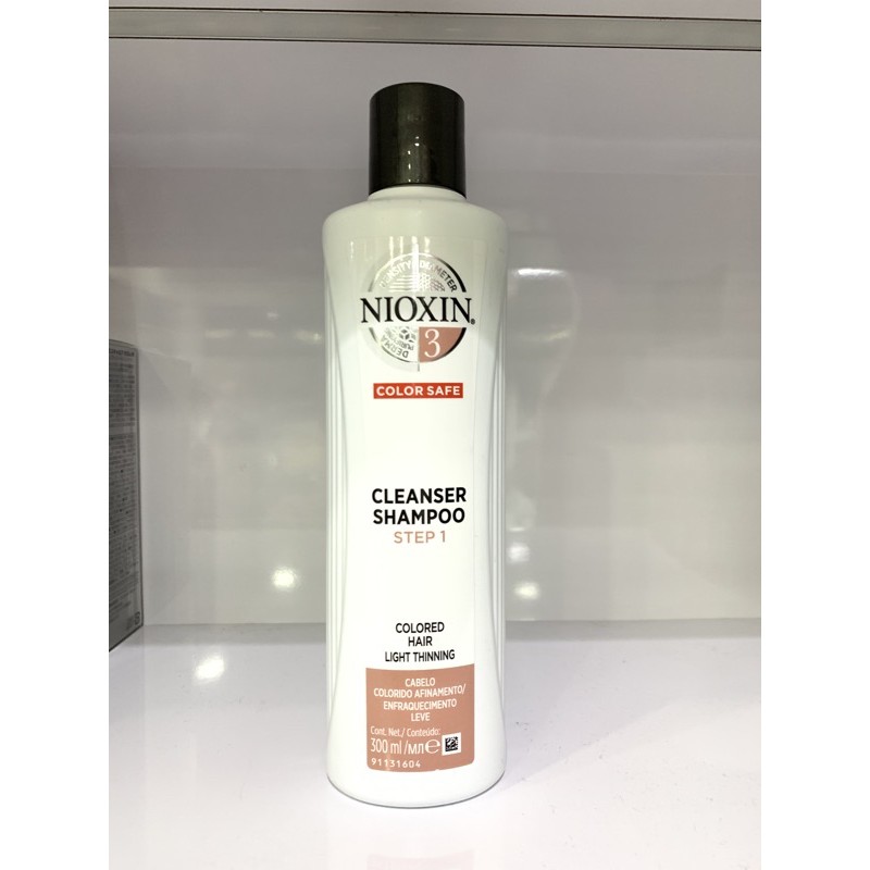 Wella แชมพูNioxin(Color Safe Cleanser Shampoo3) ขนาด300mlสำหรับทำสีสภาพ ...