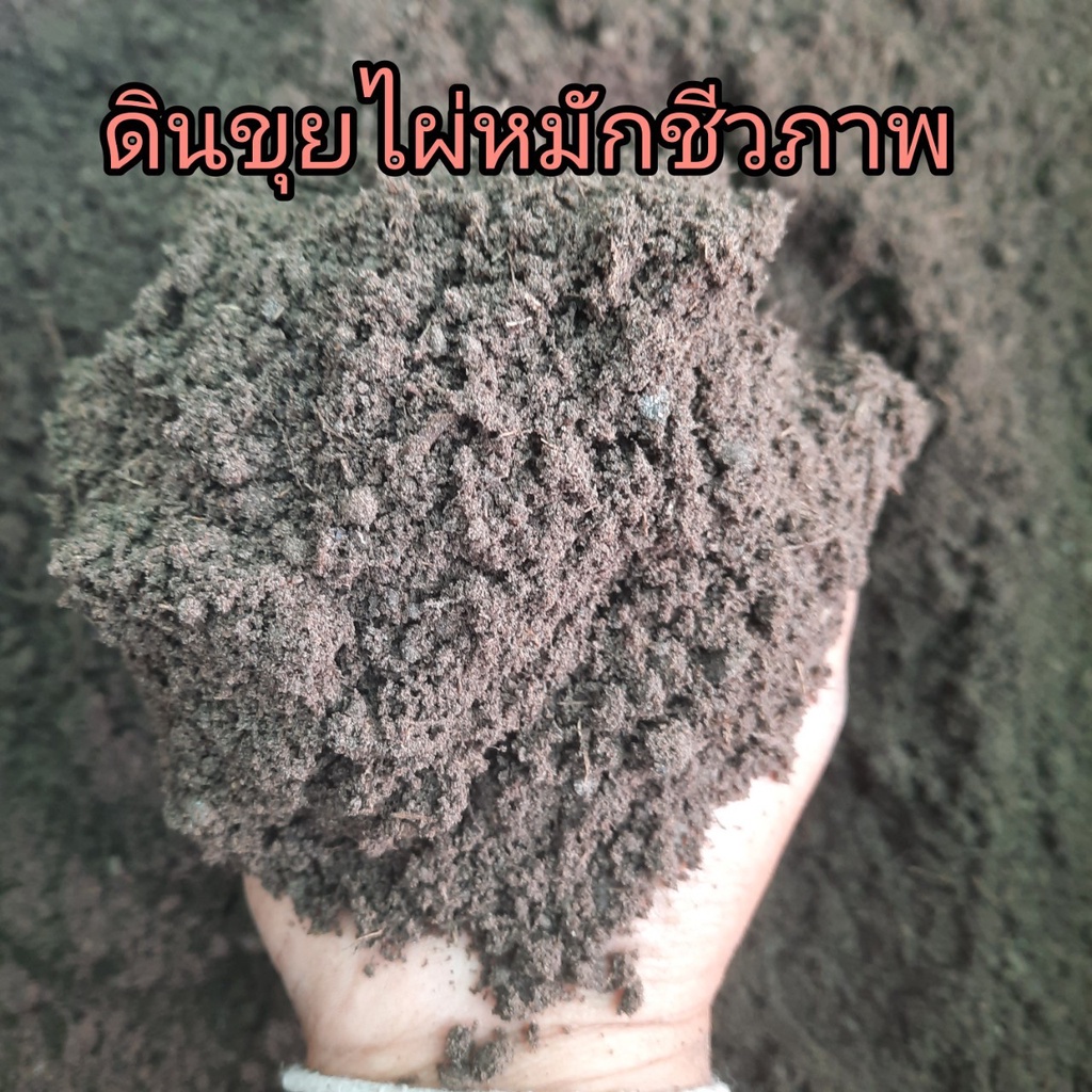 ดินขุยไผ่ธรรมชาติหมักชีวภาพ