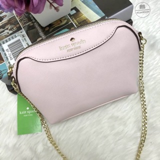 Kate spade new york mini crossbody bag (outlet) สีชมพู