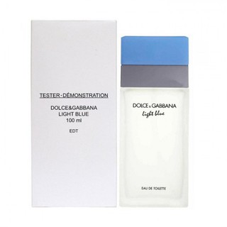 Dolce &amp; Gabbana Light Blue for Women EDT 100ml.  เทสเตอร์ กล่องขาว