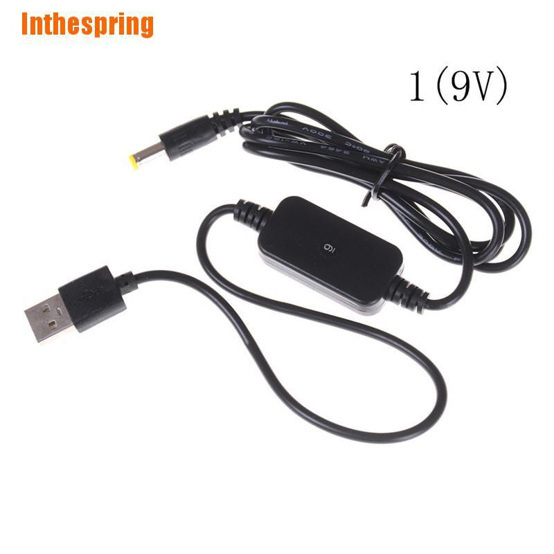 ภาพหน้าปกสินค้าแจ็ค Dc - Dc Usb 5v To 9v 12 V 5.5x2 สําหรับรถยนต์ 1 จากร้าน inthespring.th บน Shopee