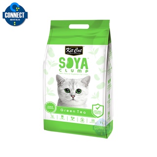 Kit Cat Soya คิตแคท โซย่า ทรายแมวเต้าหู้กลิ่นชาเขียว ขนาดถุง 7 ลิตร