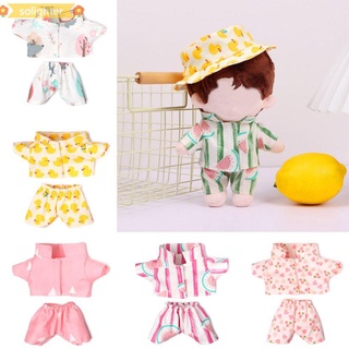 ภาพหน้าปกสินค้าSOLIGHTER For 20cm Doll Replacement Pajama Suit Toys Doll Skirt Doll Dress Mini Clothing Humanoid Accessories DIY Clothes ที่เกี่ยวข้อง