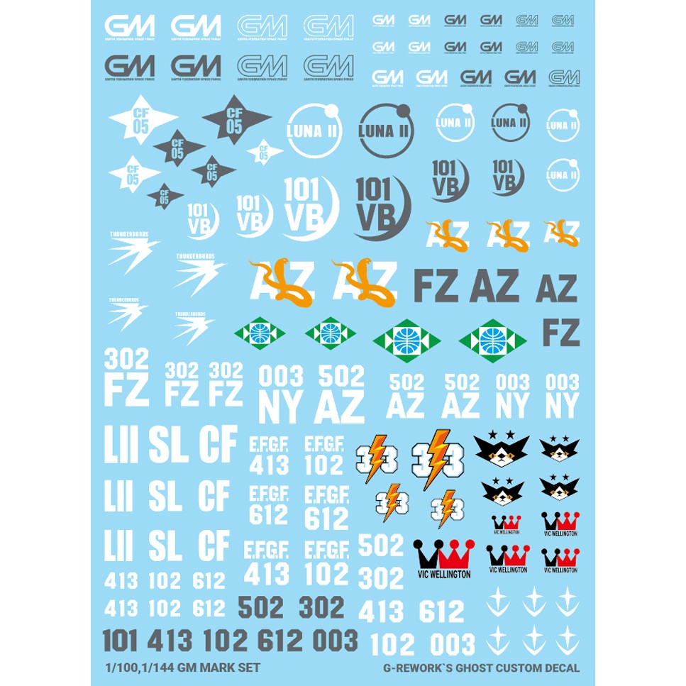 Water Decal [MG] GM MARK SET แท้จาก G-Rework | Shopee Thailand