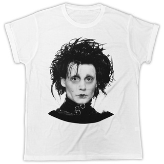 Tshirtคอลูกเรือcrew neck✗﹉❡Edward Scissorhands Johnny Depp Ideal Men T-Shirt Cotton S-5XL