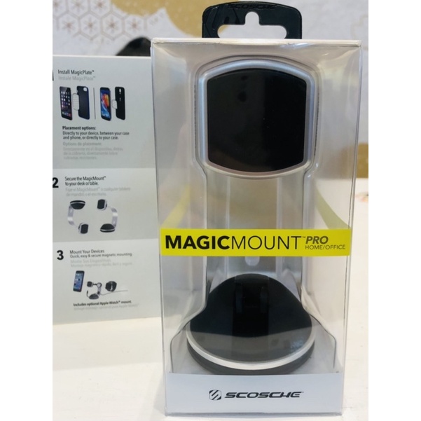 แม่เหล็กยึดโทรศัพท์-พลังดูดสูง-ของแท้จากอเมริกา-scosche-รุ่น-magicmount-pro-home-office-ของแท้100