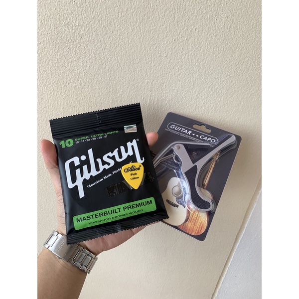 คาโป้กีต้าร์-สายกีต้าร์gibsonเบอร์10-ราคาคุ้มจริง-สินค้าคุณภาพ-สั่งด่วน-ส่งด่วน