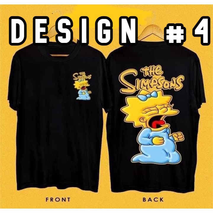 the-simpson-graphic-shirt-การออกแบบด้านหน้าและด้านหลัง