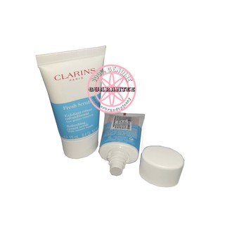 ป้ายไทย ของแท้ ป้ายไทย CLARINS Fresh Scrub - Refreshing cream scrub 15mL