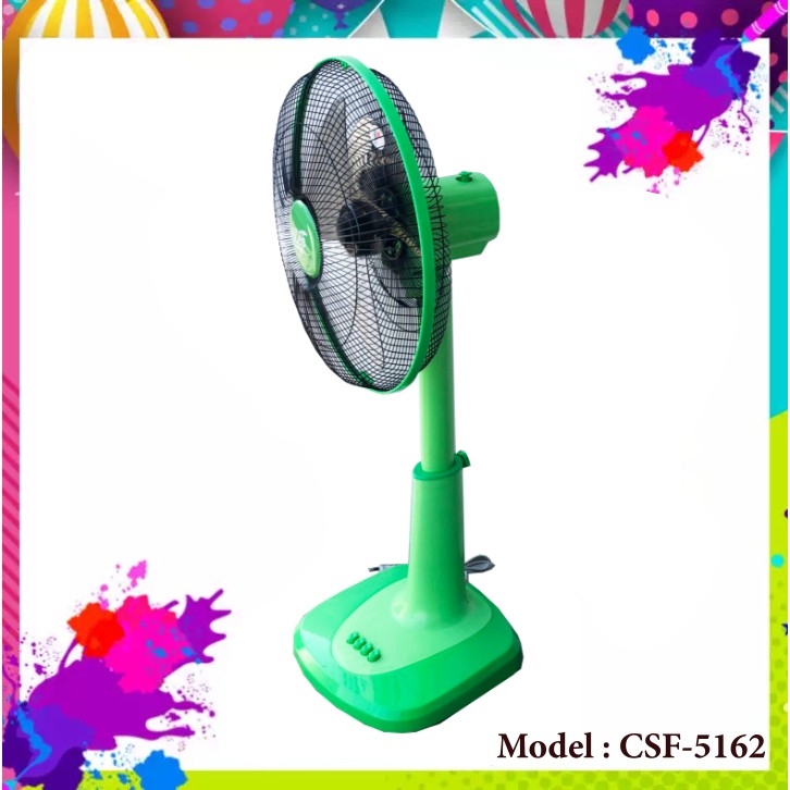 สีเขียว-ราคาพิเศษ-พัดลม-cleo-16-นิ้ว-สไลด์-ปรับความสูงได้-ส่งฟรี-flash-express