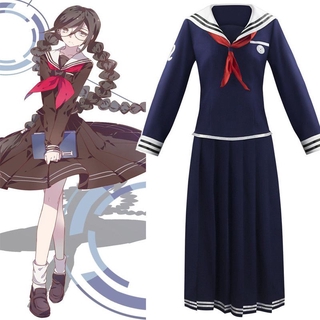 ภาพหน้าปกสินค้าชุดคอสเพลย์ Danganronpa Dangan Ronpa Touko Toko Fukawa สำหรับฮาโลวีน ที่เกี่ยวข้อง