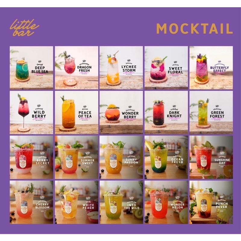 ภาพหน้าปกสินค้าคอร์สสอนทำเครื่องดื่ม MOCKTAIL จากร้าน littlebar.online บน Shopee
