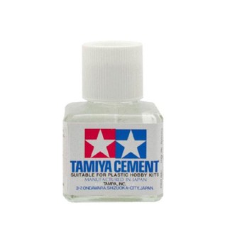 กาวฝาขาวทามิย่า TA87003 Tamiya Cement 40ml (แห้งช้า)